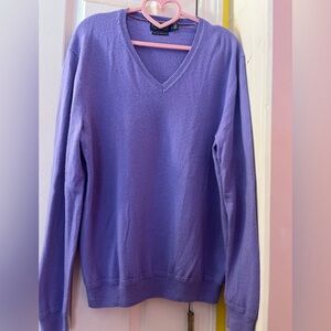 Polo by Ralph Lauren Purple V-Neck Sweater